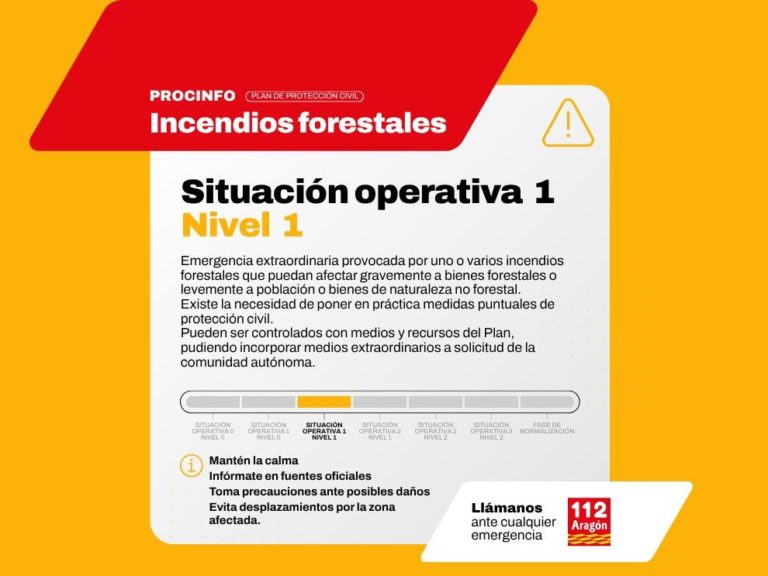 Incendio forestal en Villafranca de Ebro: el Gobierno de Aragón activa el Procinfo