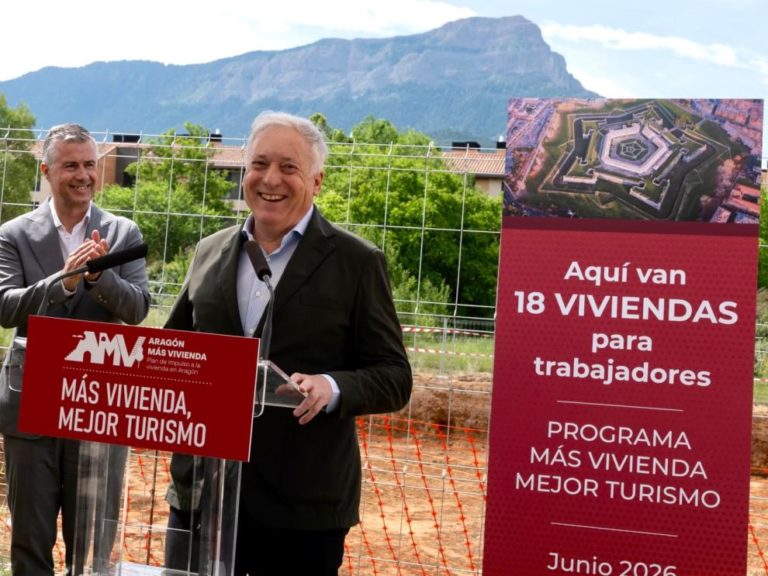Jaca inicia la construcción de 18 viviendas para trabajadores del turismo en Aragón