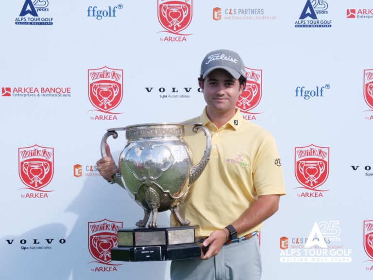 Jorge Maicas se corona campeón de la Biarritz Cup y suma su segunda victoria en el Alps Tour