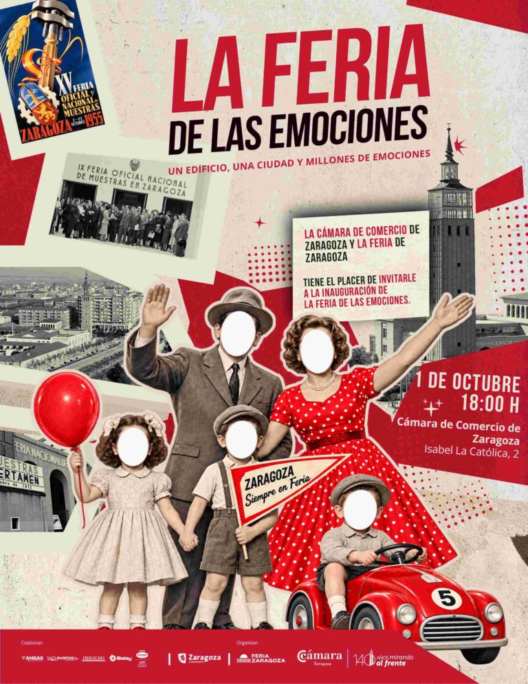 La Cámara de Zaragoza celebra el 140 aniversario con una exposición sobre la histórica Feria de Muestras