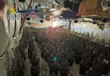 La Guardia Civil desmantela un cultivo de marihuana indoor en Bañón, Teruel