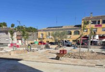 La Plaza de España de Quinto se transforma para convertirse en el nuevo corazón del municipio