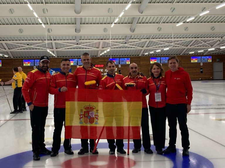 La Selección Española de Curling Sénior se queda a las puertas de los play offs en Ginebra