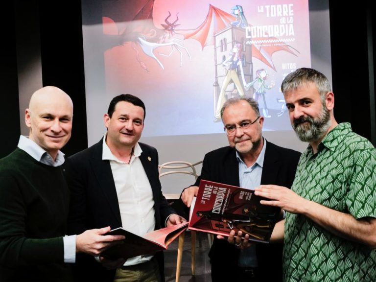 El IAACC Pablo Serrano acoge la presentación del cómic ‘La Torre de la Concordia’