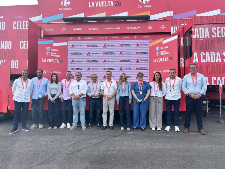 La Vuelta Ciclista a España refuerza el potencial turístico y económico de Aragón