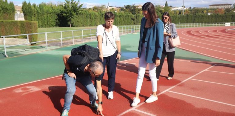 Renovación de las pistas del Estadio ‘Corona de Aragón’