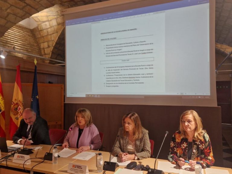La escuela rural en Aragón asegura su futuro con nuevo Observatorio educativo
