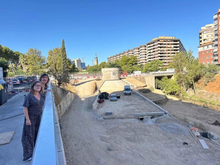 La portavoz socialista exige explicaciones por los sobrecostes de las obras de renaturalización del río Huerva en Zaragoza