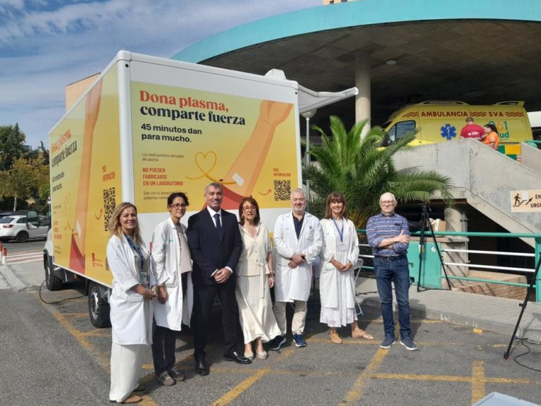 La unidad móvil de donación de plasma llega al Hospital Clínico Universitario de Zaragoza
