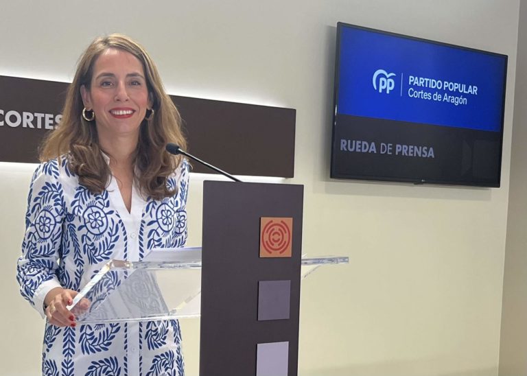 María Navarro (PP) aborda vivienda, menores en Canarias y el Plan Pirineos en rueda de prensa