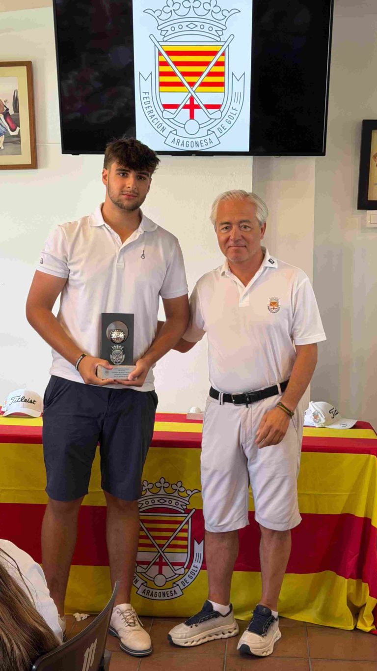 Mario Enguita y Laura Gorgees se coronan campeones del Campeonato de Aragón Sub-18 de golf Mario Enguita y Laura Gorgees se coronan campeones del Campeonato de Aragón Sub-18 de golf