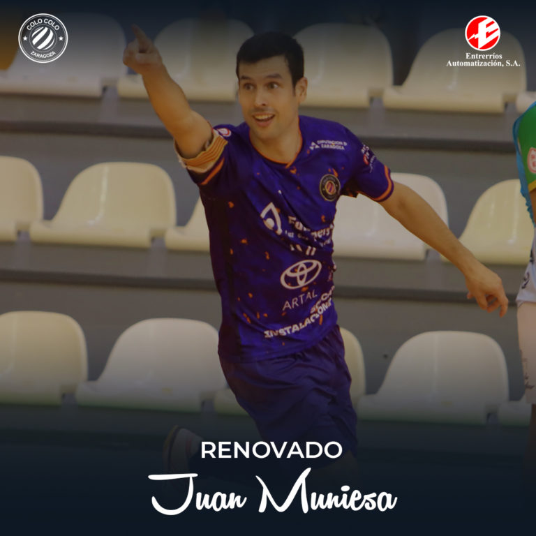 El capitán del Entrerríos Zaragoza, Juan Muniesa, cumplirá doce temporadas en el club