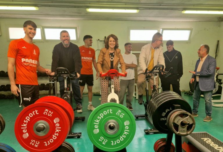 Nuevo equipamiento en el gimnasio del Pabellón Los Planos para impulsar el deporte en Teruel