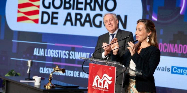 El Gobierno de Aragón recibe reconocimiento por su impulso a la logística en el ALIA Logistics Summit