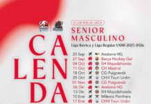 Aplazados los partidos del CH Jaca contra el HC Porto a febrero de 2026