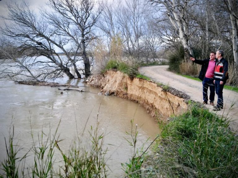 Disminuye el riesgo de inundaciones en el Ebro mientras se mantienen las precauciones en Alfajarín