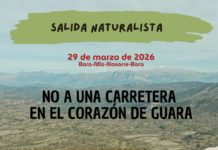 Sabiñánigo rechaza la carretera Bara-Las Bellostas y apoya marcha ambientalista
