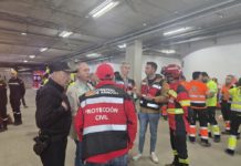 Un simulacro de accidente ferroviario en Aragón moviliza a más de 350 efectivos en la Estación Delicias