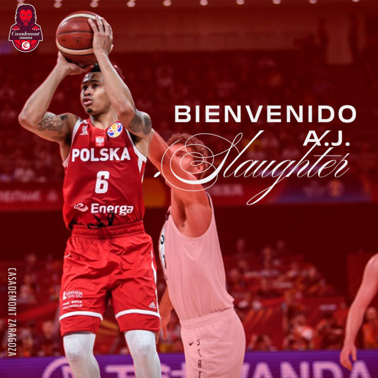 Slaughter se convierte en el segundo refuerzo para Casademont Zaragoza