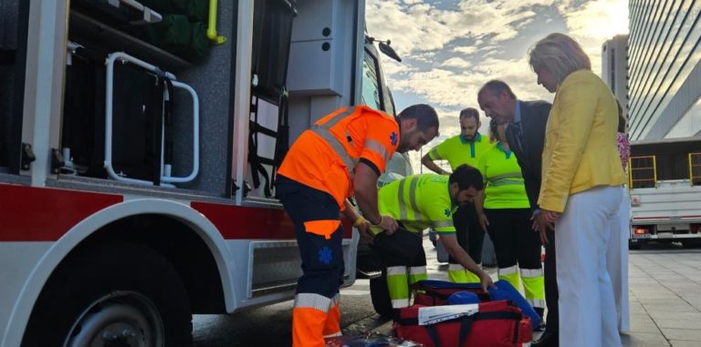 El 061 aumenta sus recursos para garantizar la seguridad en las Fiestas del Pilar