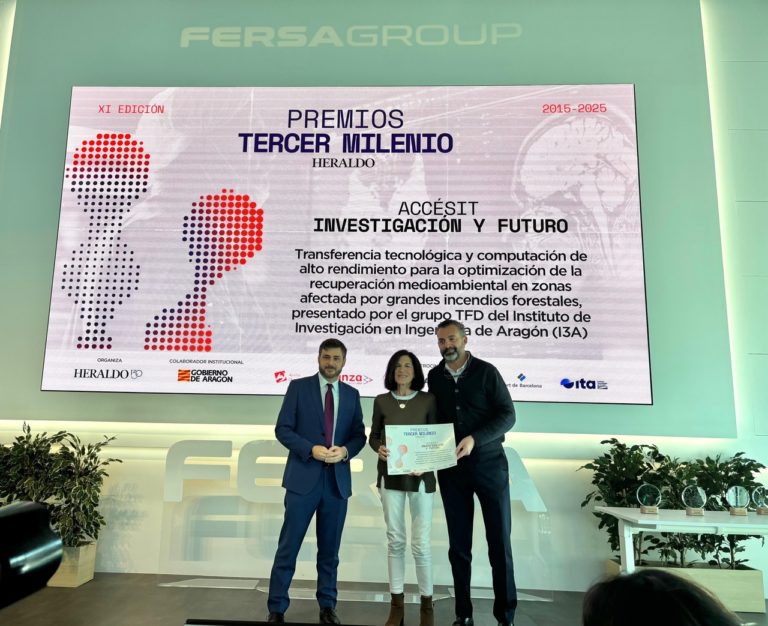 EFHERA recibe un accésit en los Premios Tercer Milenio por su innovación en la recuperación post-incendio