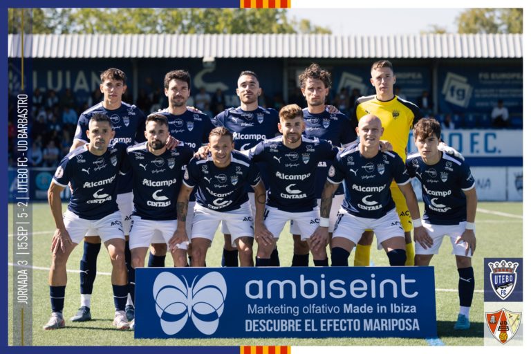 El Utebo arrasa en el derbi aragonés y se mete en playoff en una nueva jornada de Segunda RFEF