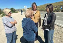 Vecinos de Movera piden soluciones urgentes para cruzar la N-II y acceder al transporte público