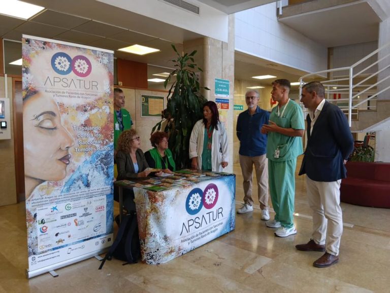 Visibilizan el sarcoma en Zaragoza para fomentar el diagnóstico precoz