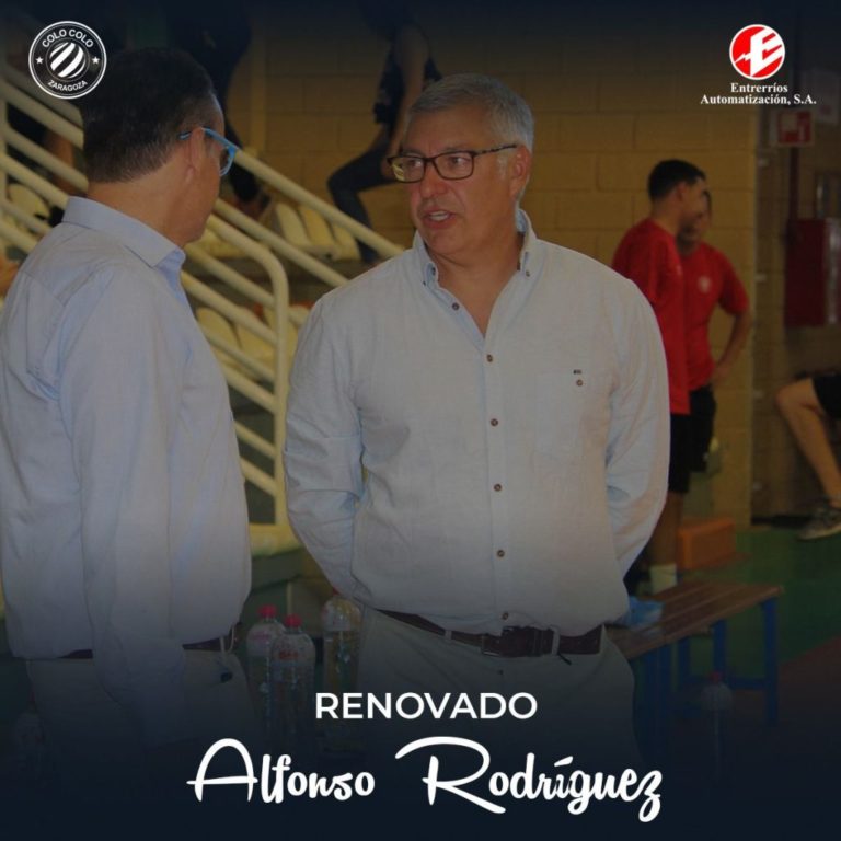 Alfonso Rodríguez cumplirá su 14ª temporada al frente de Colo Colo Zaragoza