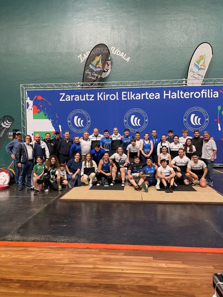 El equipo masculino del CN Helios se impone en la 3ª jornada de la Liga Nacional de Halterofilia