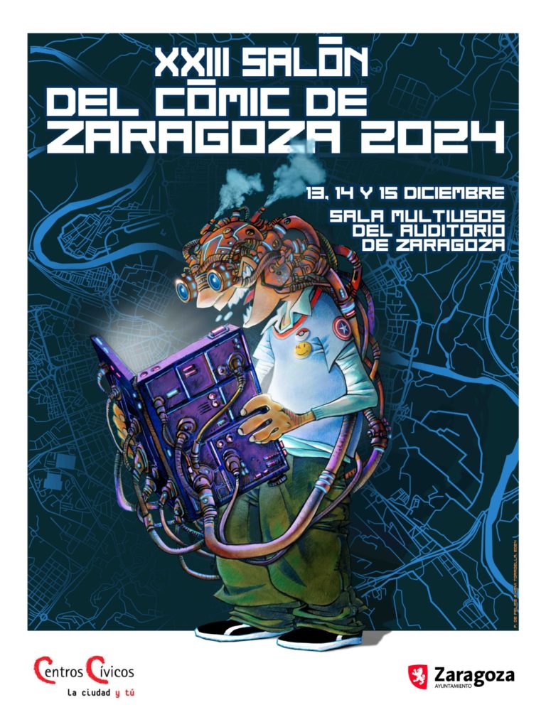 Fernando de Felipe ilustra el cartel del XXIII Salón del Cómic de Zaragoza