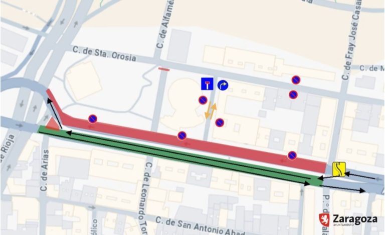 La reforma en la Avenida Navarra avanza con nuevos desvíos y cortes