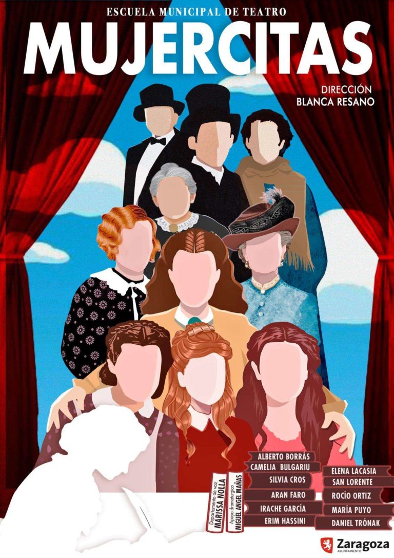 Alumnos de la Escuela Municipal de Teatro presentan ‘Mujercitas’ en el Mercado de Zaragoza