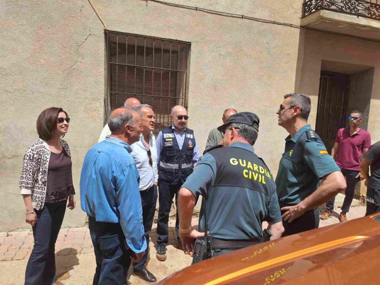 Las fuertes lluvias causan daños en Letux y Azuara