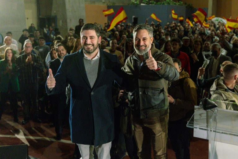Abascal critica desde Teruel al bipartidismo