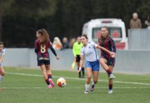 Zaragoza CFF sigue líder tras remontar al Levante B con un gol en el último minuto