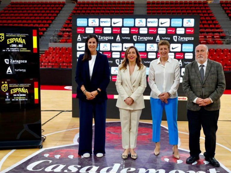 Zaragoza acogerá partidos de selecciones de baloncesto del 28 al 30 de agosto