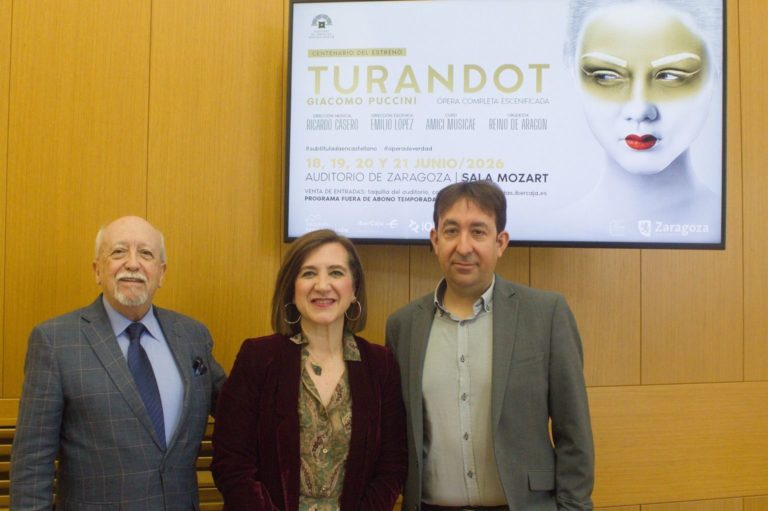 Zaragoza celebra el centenario de ‘Turandot’ con un gran espectáculo en junio