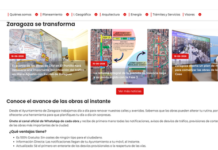 Zaragoza refuerza su comunicación para garantizar la movilidad durante las obras de mejora urbana