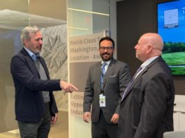 Azcón destaca en Virginia el modelo de éxito de los centros de datos como referente para Aragón