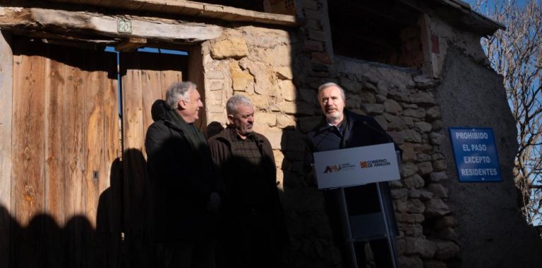 El Gobierno de Aragón anuncia la construcción de  171 Viviendas en 94 municipios pequeños