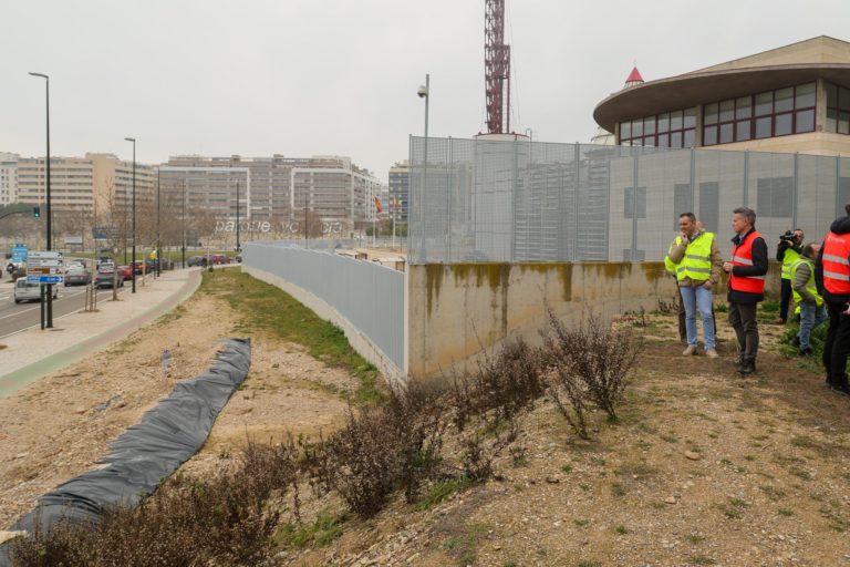 Zaragoza inicia las obras del canal perimetral en el Barranco de la Muerte para prevenir inundaciones