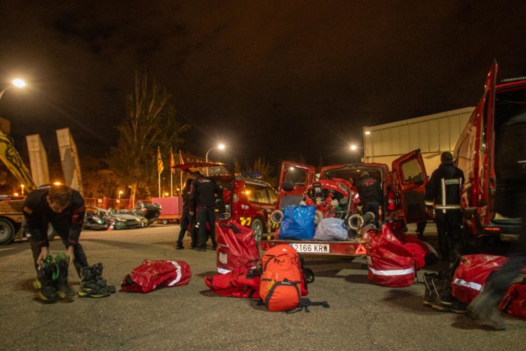 Comienza la retirada paulatina del contingente de ayuda de Zaragoza en la DANA de Valencia