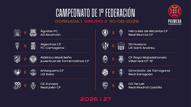 El Real Zaragoza ya conoce su camino en 1ª RFEF: dónde empezamos, duelos aragoneses y final temporada