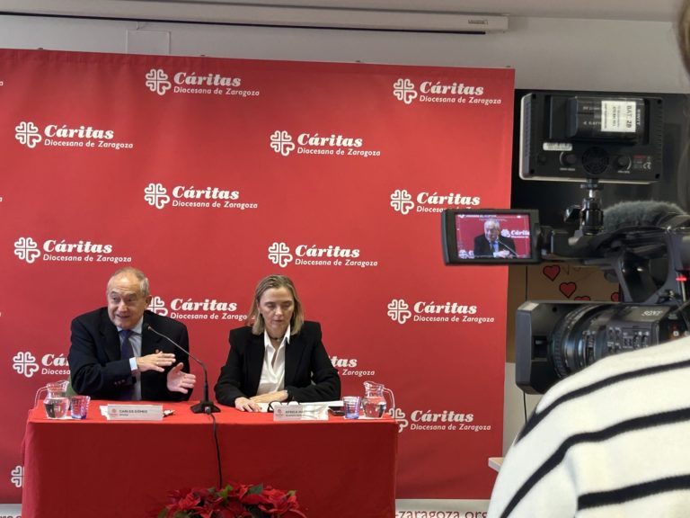 La campaña de Navidad de Cáritas de Zaragoza, una llamada a la solidaridad