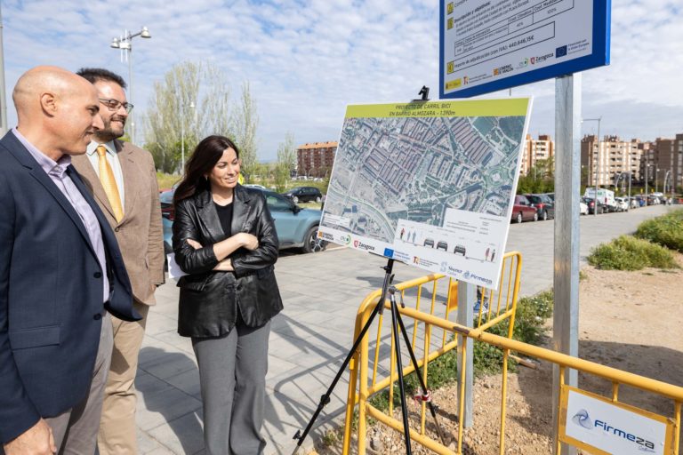 Comienzan las obras del nuevo carril bici que conectará La Almozara y Delicias