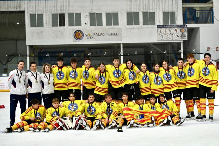 Aragón conquista el primer Campeonato de España de Autonomías de Hockey Hielo U16