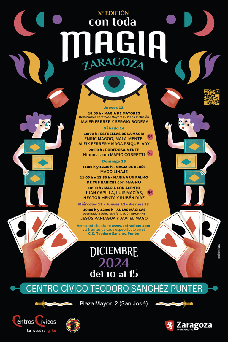 Llega el festival «Con toda la magia Zaragoza 2024»