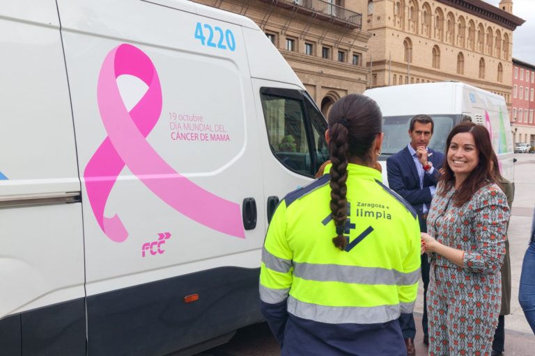 Zaragoza se une a la lucha contra el cáncer de mama con diversas iniciativas