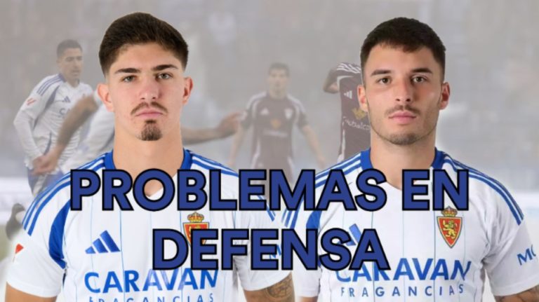 Los problemas del Real Zaragoza comienzan en la defensa